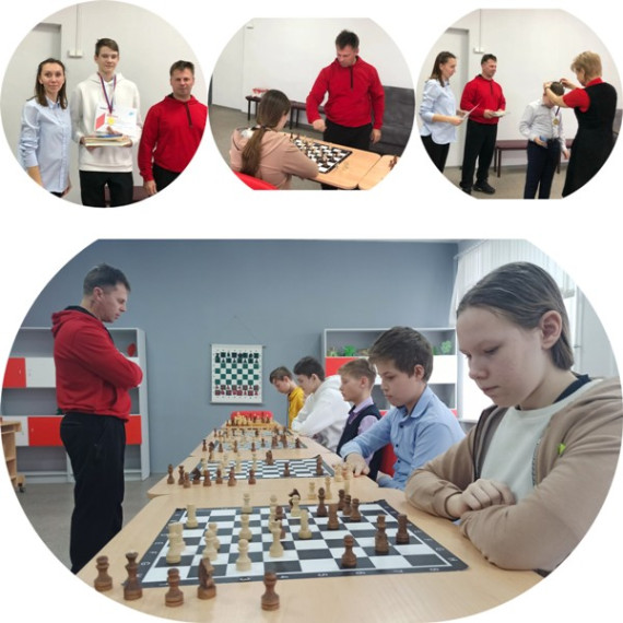 Сеанс одновременной игры в шахматы.